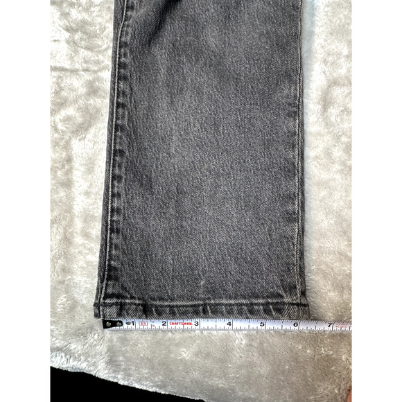 Madewell The Curvy Perfect Vintage Cropped Black Straight Jeans Womens Size 26 - Picture 10 of 10